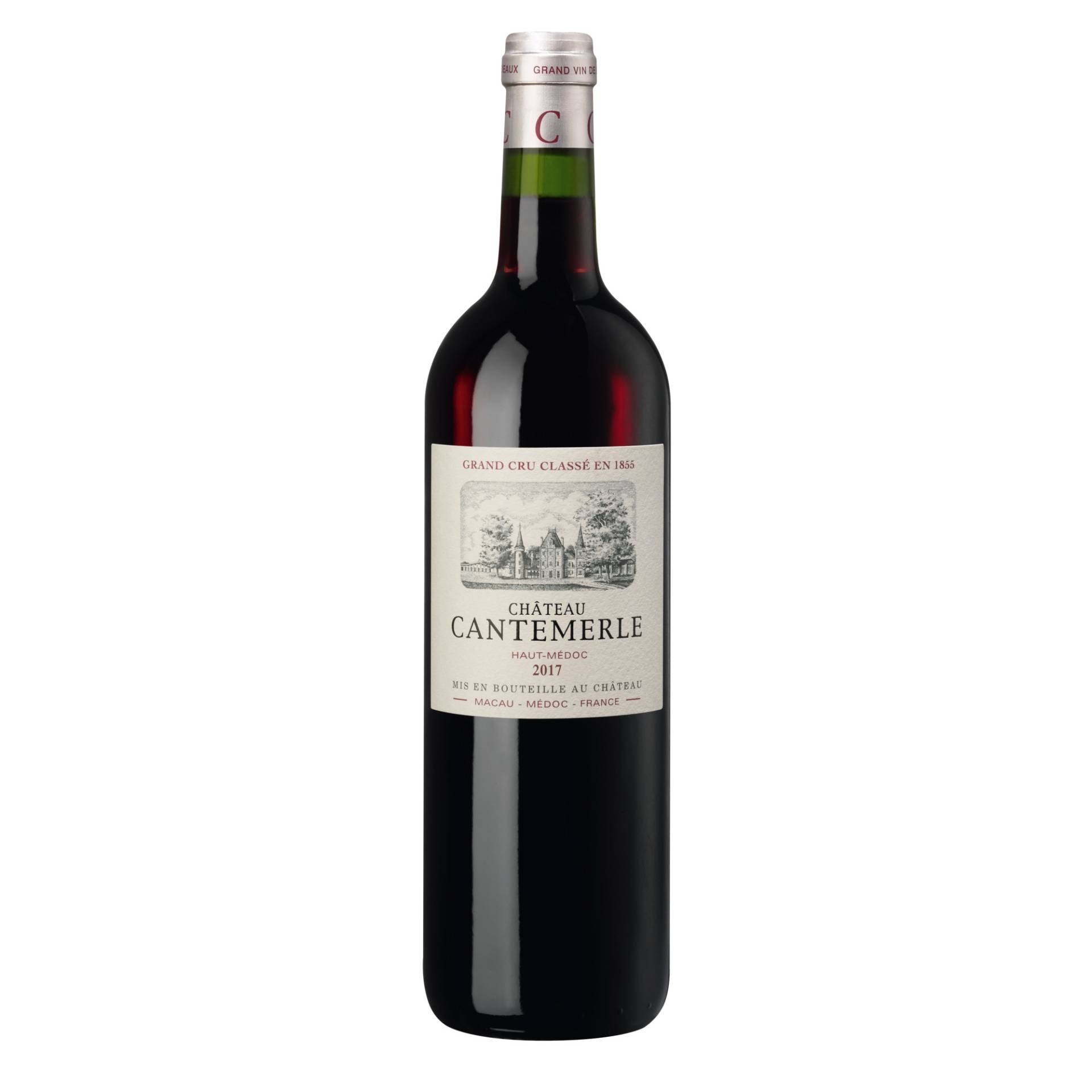 Château Cantemerle, Haut-Médoc AOP, 5ème Cru Classé, Bordeaux, 2017, Rotwein Château Cantemerle, Haut-Médoc AOP, 5ème Cru Classé, Bordeaux, 2017, Rotwein von Château Cantemerle, F-33460 Macau