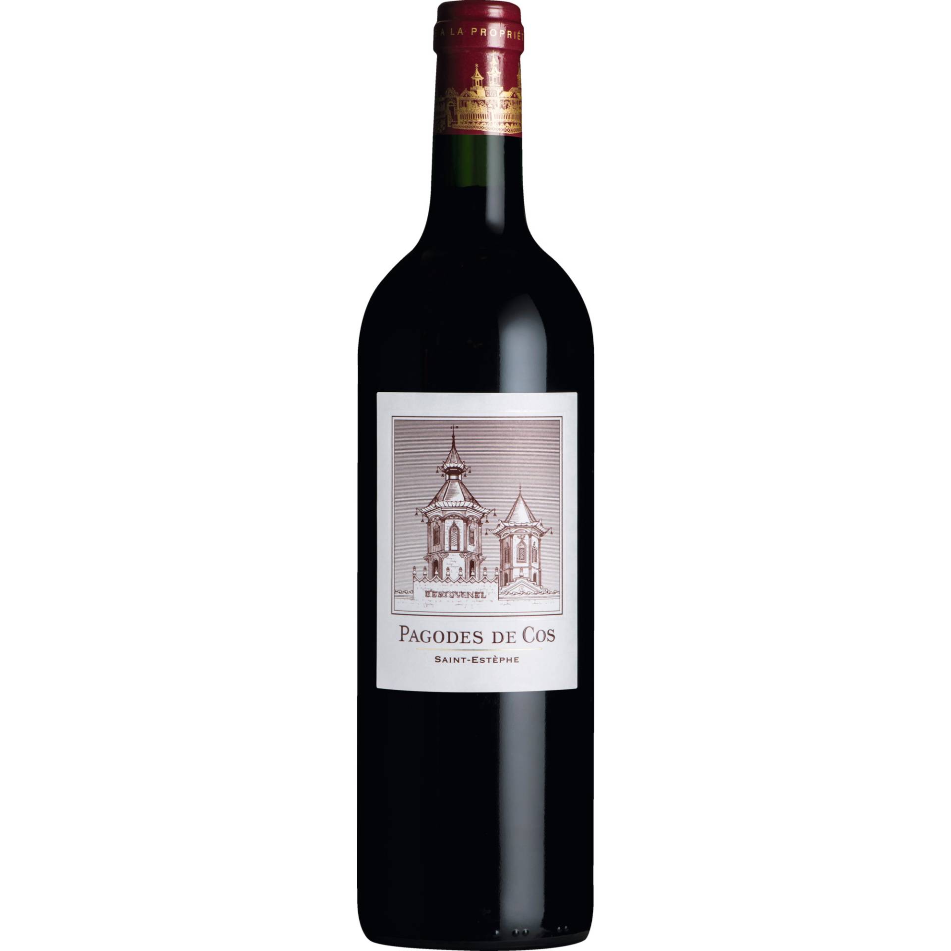 Les Pagodes de Cos d'Estournel, Saint-Estèphe AOP, Bordeaux, 2018, Rotwein Les Pagodes de Cos d'Estournel, Saint-Estèphe AOP, Bordeaux, 2018, Rotwein von Château Cos d'Estournel, 33180 Saint-Estèphe, France