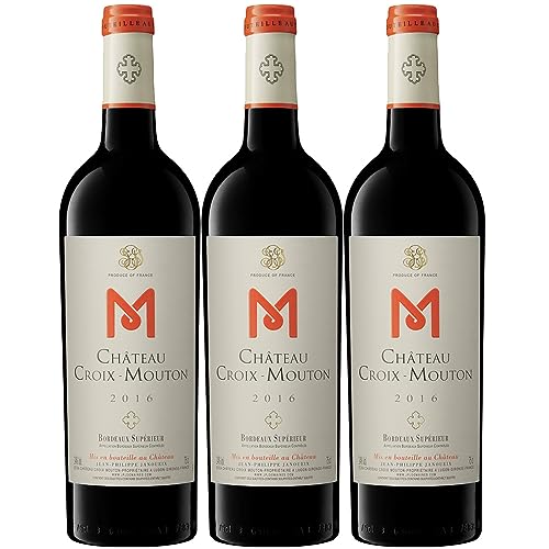 Château Croix-Mouton 2016 AOC Bordeaux Supérieur Rotwein trocken (3x0,75l) von Château Croix-Mouton