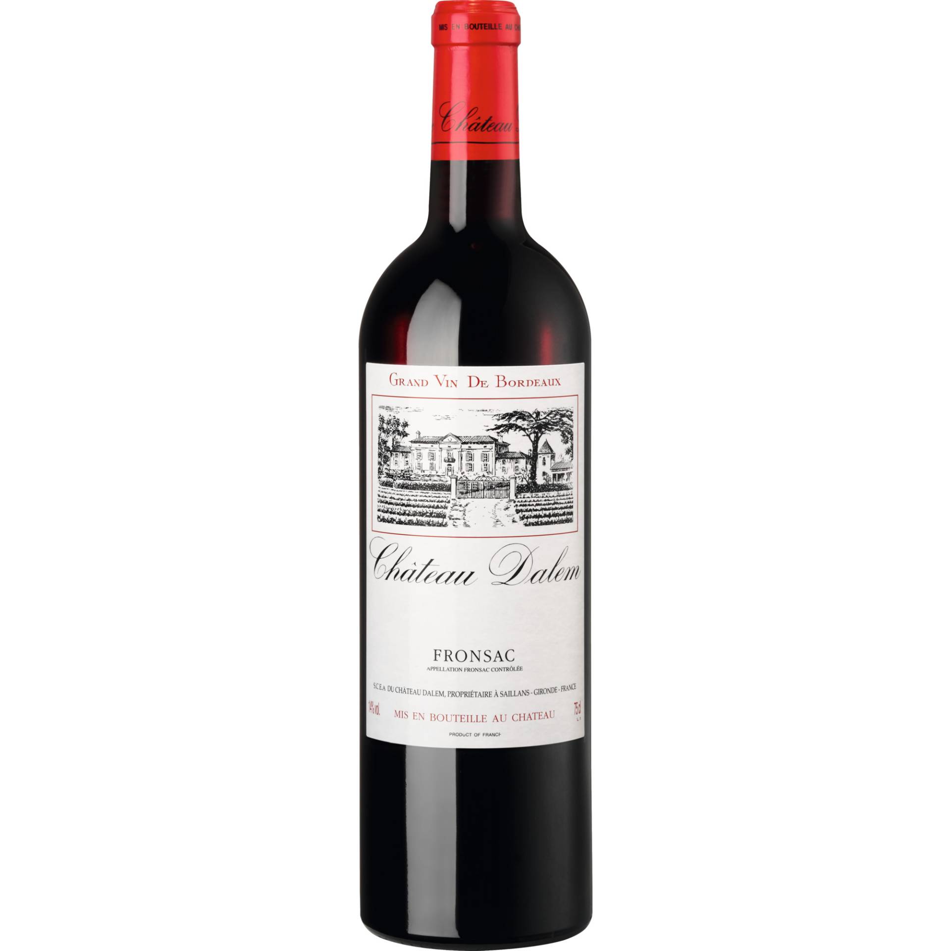 Château Dalem, Fronsac AOP, Bordeaux, 2021, Rotwein von Château Dalem, 33141 Saillans, France