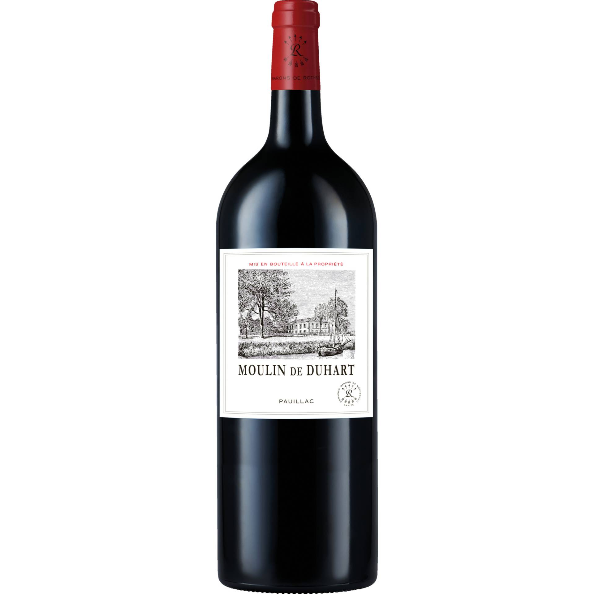 Moulin de Duhart, Pauillac AOP, Magnum, Bordeaux, 2014, Rotwein Moulin de Duhart, Pauillac AOP, Magnum, Bordeaux, 2014, Rotwein von Château Duhart-Milon, F-33250 Pauillac