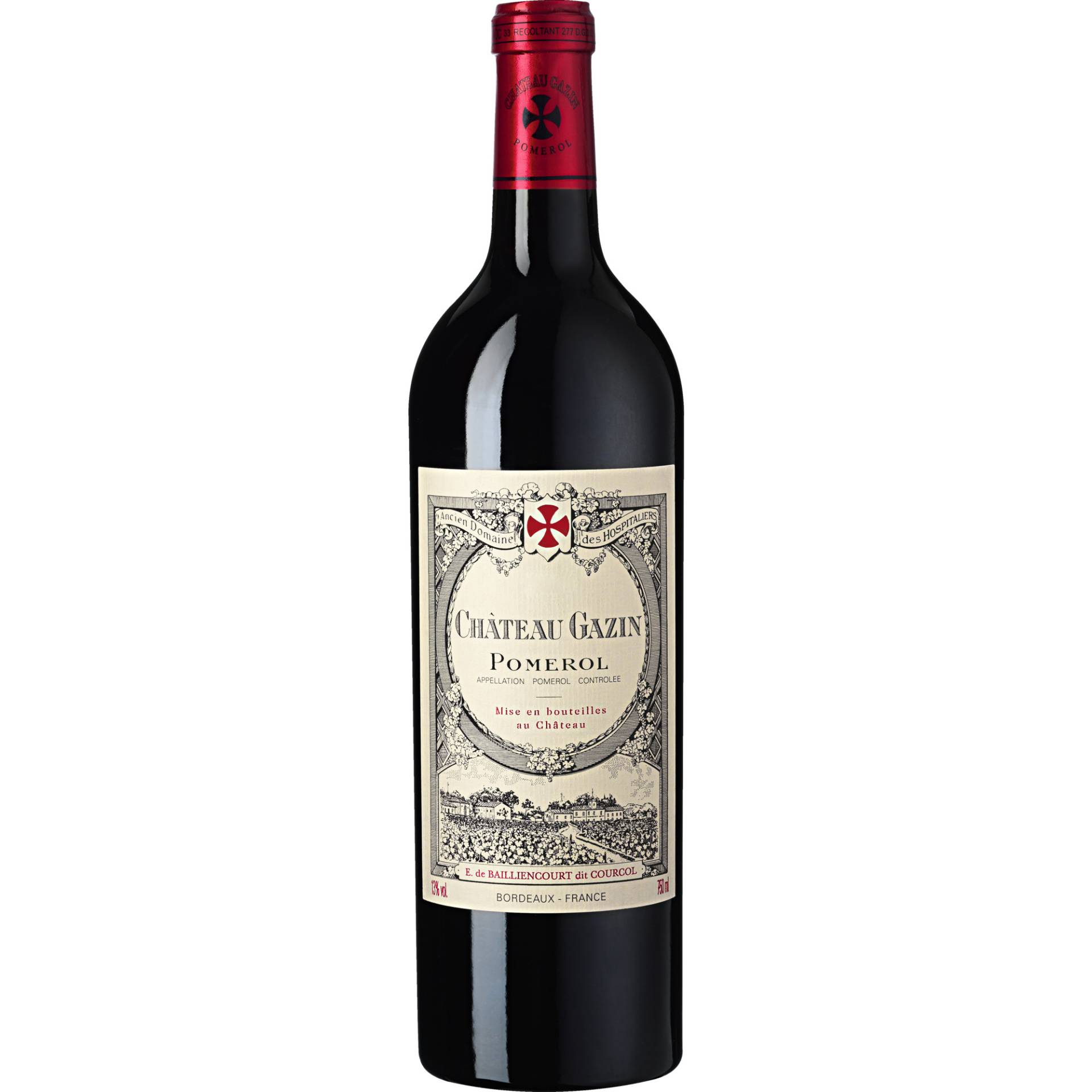Château Gazin, Pomerol AOP, Bordeaux, 2017, Rotwein Château Gazin, Pomerol AOP, Bordeaux, 2017, Rotwein von Château Gazin, F-33500 Pomerol