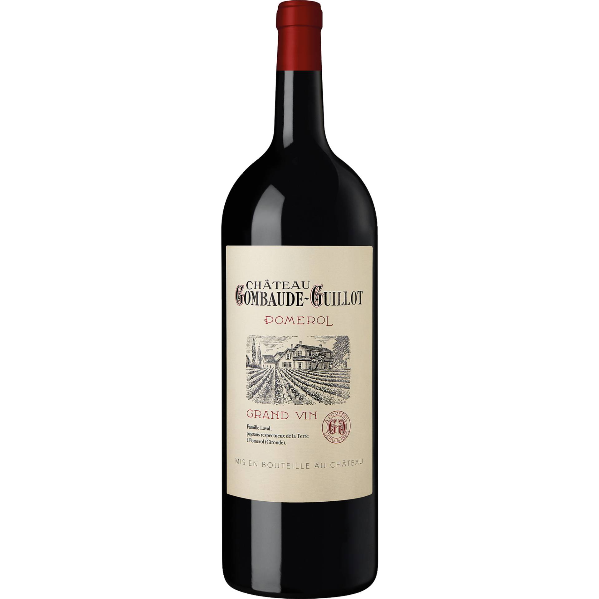 Château Gombaude-Guillot, Pomerol AOP, Magnum, Bordeaux, 2011, Rotwein Château Gombaude-Guillot, Pomerol AOP, Magnum, Bordeaux, 2011, Rotwein von Château Gombaude-Guillot, F-33500 Pomerol