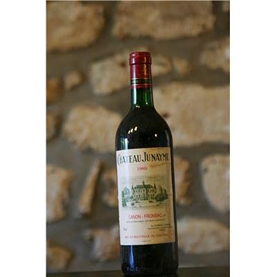 Rotwein, Chateau Junayme 1989 von Wein