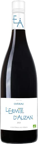 Château L’Ermitage Rouge ‘Auzan’, Costières de Nîmes (Case of 6x75cl) Frankreich/Costière de Nîmes, Rotwein (GRAPE SYRAH 40%, MOURVÈDRE 40%, GRENACHE 20%) von Château L'Ermitage