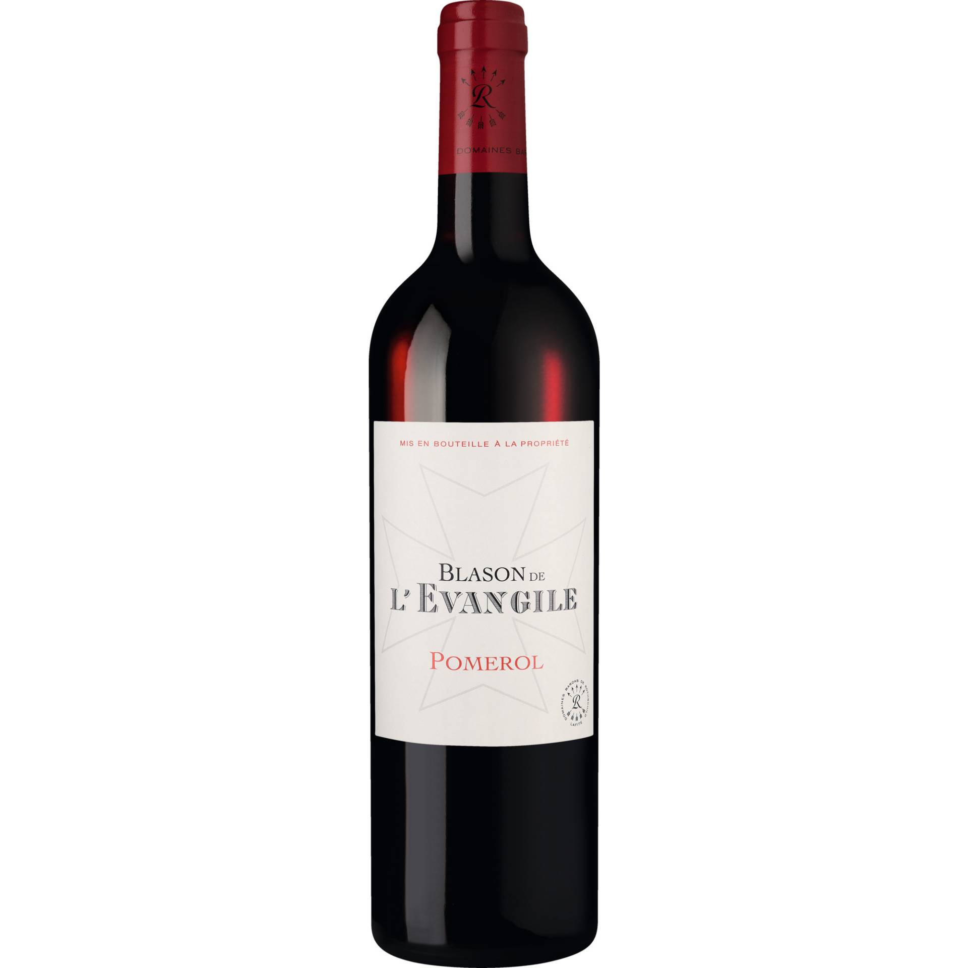 Blason de L'Evangile, Pomerol AOP, Bordeaux, 2021, Rotwein Blason de L'Evangile, Pomerol AOP, Bordeaux, 2021, Rotwein von Château L'Evangile, F-33500 Pomerol