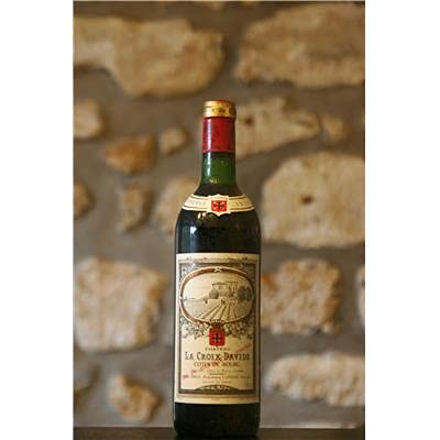 Rotwein, Chateau La Croix Davids 1979 von Domaine du Pech