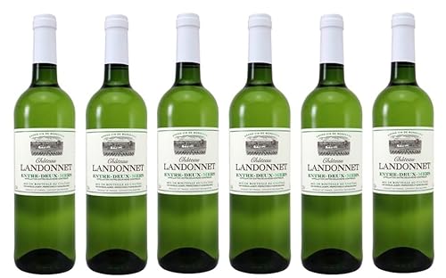 6x 0,75l - 2023er - Château Landonnet - Blanc - Entre-deux-Mers A.O.P. - Bordeaux - Frankreich - Weißwein trocken 6x 0,75l - 2023er - Château Landonnet - Blanc - Entre-deux-Mers A.O.P. - Bordeaux - Frankreich - Weißwein trocken von Château Landonnet