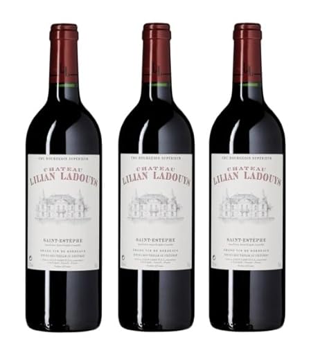 3x 0,75l - 2013er - Château Lilian Ladouys - Cru Bourgeois Supérieur - Saint Estèphe A.O.P. - Bordeaux - Frankreich - Rotwein trocken 3x 0,75l - 2013er - Château Lilian Ladouys - Cru Bourgeois Supérieur - Saint Estèphe A.O.P. - Bordeaux - Frankreich - Rotwein trocken von Château Lilian Ladouys