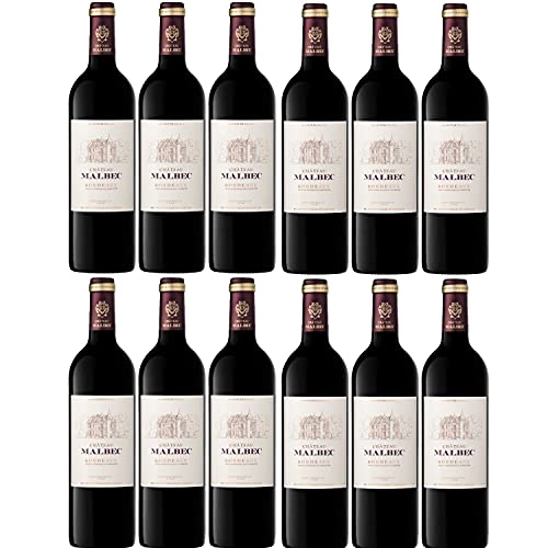 Château Malbec Bordeaux Rouge AOC Rotwein Wein trocken Frankreich (12 Flaschen) von Château Malbec