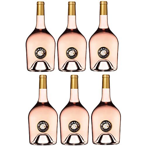 Château Miraval Côtes de Provence Rosé Magnum Roséwein Wein trocken Frankreich (6x 1,5 Liter) von Château Miraval Jolie-Pitt & Perrin