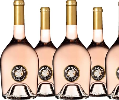 Château Miraval Jolie-Pitt & Perrin 6er Vorteilspaket Cotes De Provence Rosé AOC 2022 (6 x 0.75 l) von Château Miraval Jolie-Pitt & Perrin