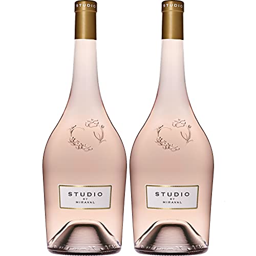 STUDIO by Miraval Rosé Méditerranée IGP Magnum Roséwein Wein trocken Frankreich (2x 1,5 Liter) von Château Miraval Jolie-Pitt & Perrin