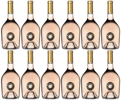 Château Miraval Cotes de Provence Rosé 12er Paket | 2021 | AOP | Roséwein aus der Provence (12 x 0.75l) | Trocken | Weine für jeden Geschmack von CAPREO von Capreo