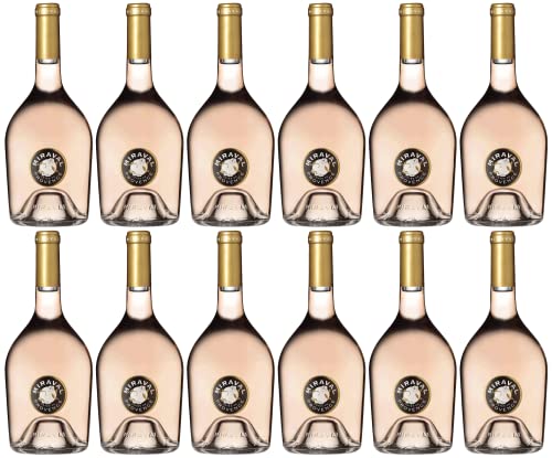Château Miraval Cotes de Provence Rosé 12er Paket | 2021 | AOP | Roséwein aus der Provence (12 x 0.75l) | Trocken | Weine für jeden Geschmack von CAPREO von Capreo