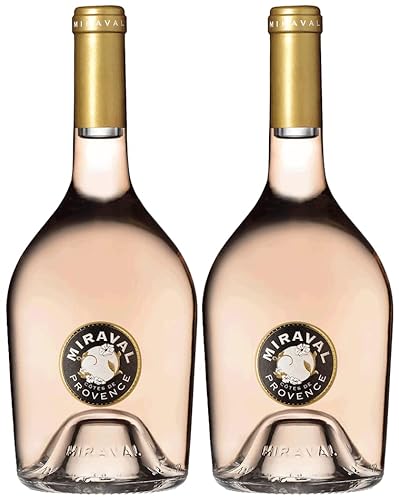 Château Miraval Cotes de Provence Rosé 2er Paket | 2021 | AOP | Roséwein aus der Provence (2 x 0.75l) | Trocken | Weine für jeden Geschmack von CAPREO von Château Miraval