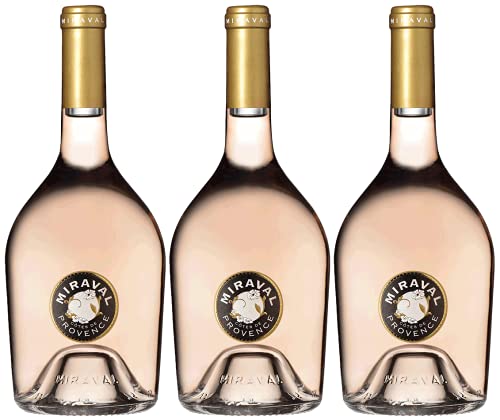 Château Miraval Cotes de Provence Rosé 3er Paket | 2020 | AOP | Roséwein aus der Provence (3 x 0.75l) | Trocken | Weine für jeden Geschmack von CAPREO von Château Miraval