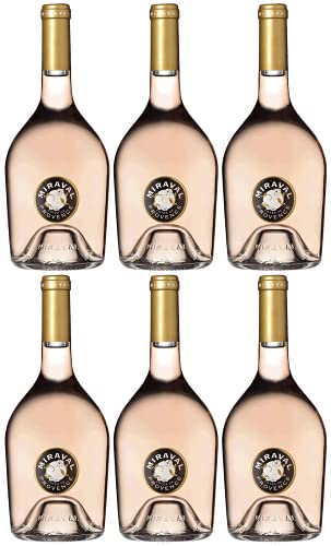Château Miraval Cotes de Provence Rosé 6er Paket | 2020 | AOP | Roséwein aus der Provence (6 x 0.75l) | Trocken | Weine für jeden Geschmack von CAPREO von Château Miraval
