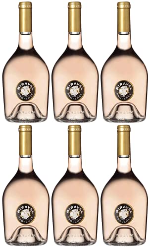 Château Miraval Cotes de Provence Rosé 6er Paket | 2020 | AOP | Roséwein aus der Provence (6 x 0.75l) | Trocken | Weine für jeden Geschmack von CAPREO von Château Miraval