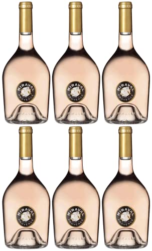 Château Miraval Cotes de Provence Rosé 6er Paket | 2021 | AOP | Roséwein aus der Provence (6 x 0.75l) | Trocken | Weine für jeden Geschmack von CAPREO von Capreo