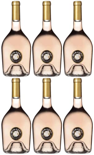 Château Miraval Cotes de Provence Rosé 6er Paket | 2021 | AOP | Roséwein aus der Provence (6 x 0.75l) | Trocken | Weine für jeden Geschmack von CAPREO von Capreo