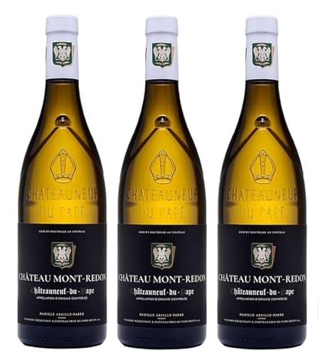 3x 0,75l - 2023er - Château Mont-Redon - Blanc - Châteauneuf-du-Pape A.O.P. - Frankreich - Weißwein trocken von Château Mont-Redon