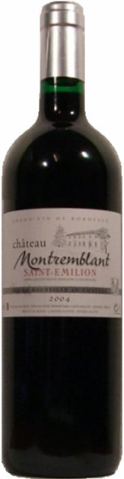 Chateau Montremblant Saint-Emilion AOC Chateauabfüllung Jg. 2018 Barique Ausbau Cuvee aus: 70 Proz. Merlot, 15 Proz. Cabernet Sauvignon, 15 Proz. Cabernet Franc von Chateau Montremblant