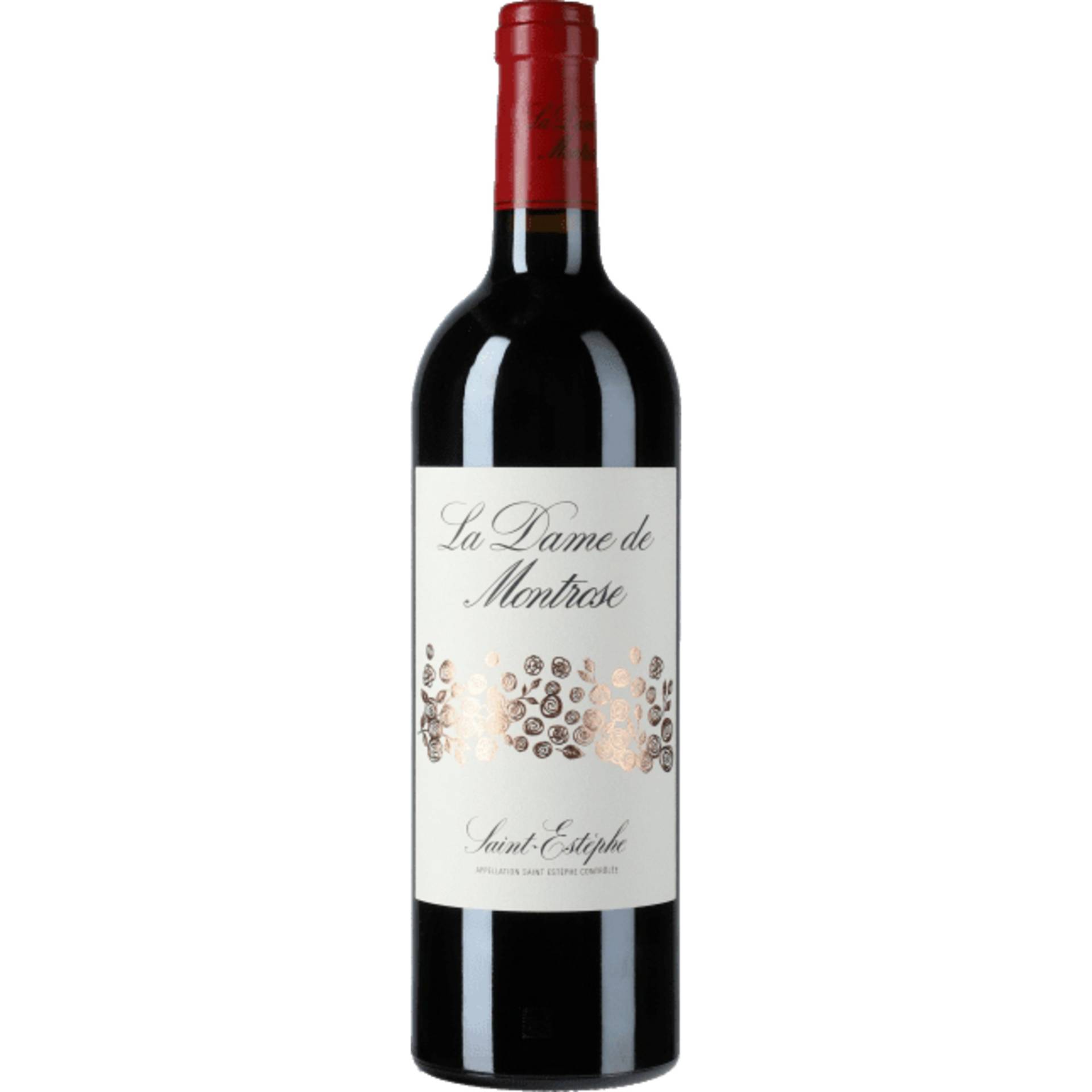 La Dame de Montrose, Saint-Estèphe AOP, Bordeaux, 2021, Rotwein La Dame de Montrose, Saint-Estèphe AOP, Bordeaux, 2021, Rotwein von Château Montrose, Saint-Estèphe, France
