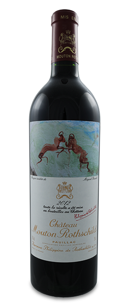 2012 Château Mouton Rothschild Etikett: Miguel Barceló 2012 Château Mouton Rothschild Etikett: Miguel Barceló von Château Mouton-Rothschild
