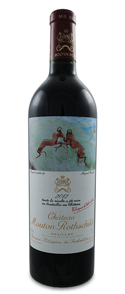 2012 Château Mouton Rothschild Etikett: Miguel Barceló von Château Mouton-Rothschild