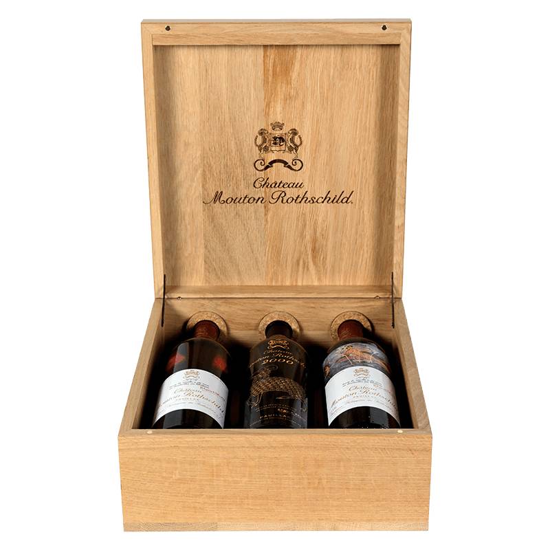 Caisse Luxe Chêne Mouton Rothschild 2000-2009-2010 von Château Mouton Rothschild