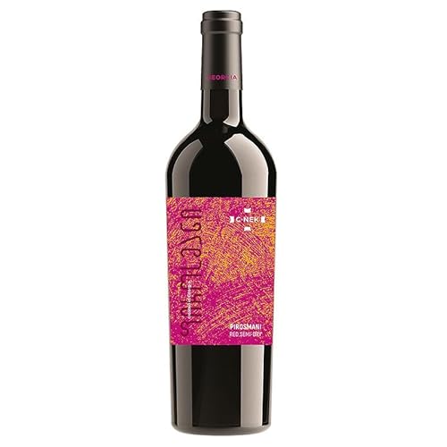 Georgischer Wein, Pirosmani Rotwein Halbtrocken 2021, C.NEK, Wein aus Georgien von Chateau Nekresi