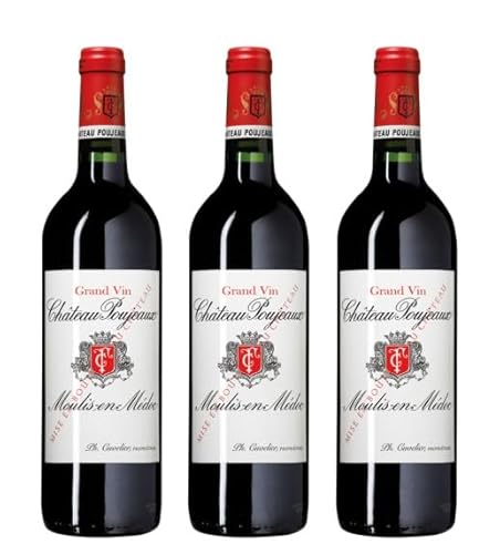3x 0,75l - 2019er - Château Poujeaux - Cru Bourgeois Exceptionnel - Moulis-en-Médoc A.O.P. - Bordeaux - Frankreich - Rotwein trocken 3x 0,75l - 2019er - Château Poujeaux - Cru Bourgeois Exceptionnel - Moulis-en-Médoc A.O.P. - Bordeaux - Frankreich - Rotwein trocken von Château Poujeaux