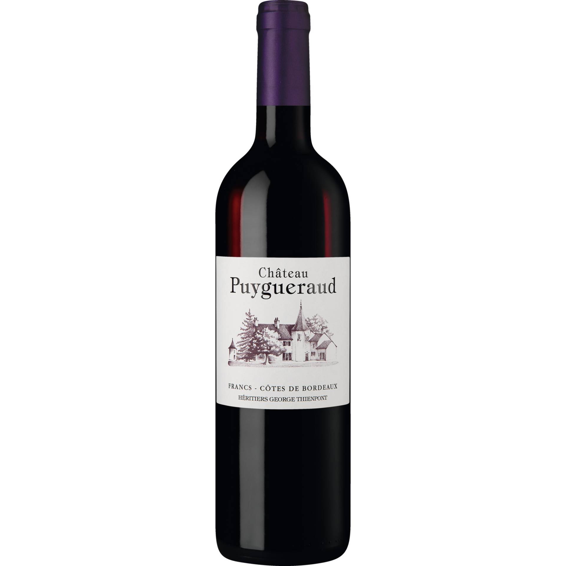 Château Puygueraud, Bordeaux Côtes de Francs AOP, Bordeaux, 2021, Rotwein Château Puygueraud, Bordeaux Côtes de Francs AOP, Bordeaux, 2021, Rotwein von Château Puygueraud, 33880 Baurech - France