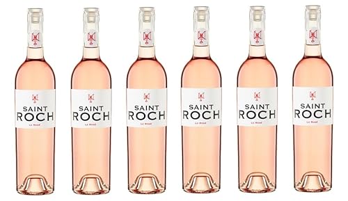 6x 0,75l - 2023er - Château Saint-Roch - Le Rosé - Côtes du Roussillon A.O.P. - Frankreich - Rosé-Wein trocken 6x 0,75l - 2023er - Château Saint-Roch - Le Rosé - Côtes du Roussillon A.O.P. - Frankreich - Rosé-Wein trocken von Château Saint-Roch