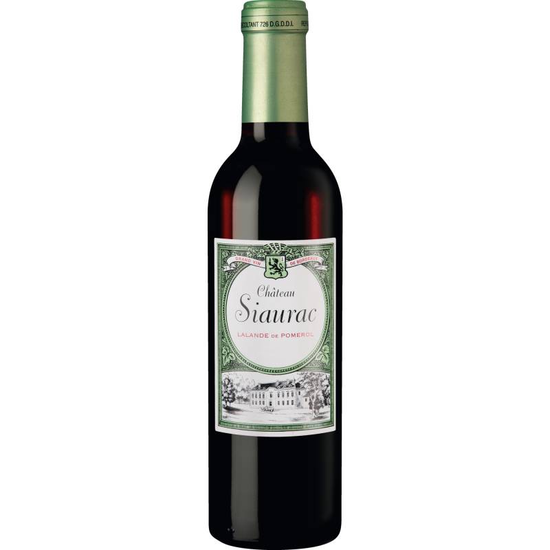 Château Siaurac, Lalande de Pomerol AC, 0,375L, Bordeaux, 2012, Rotwein von Chateau Siaurac. 33500 Neac. Frankreich