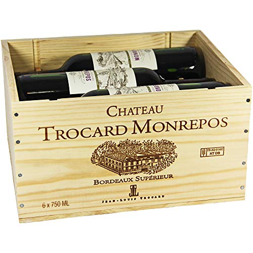 Château Trocard Monrepos 2019 Appellation Bordeaux Supérieur Contrôlée Bordeaux Rotwein trocken in OHK (6x0,75l) von Château Trocard Monrepos