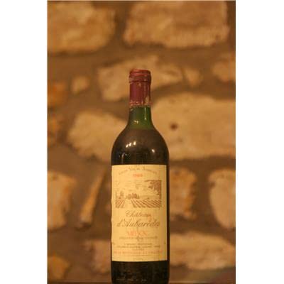Rotwein, Chateau d'Aubaredes 1988 von wein