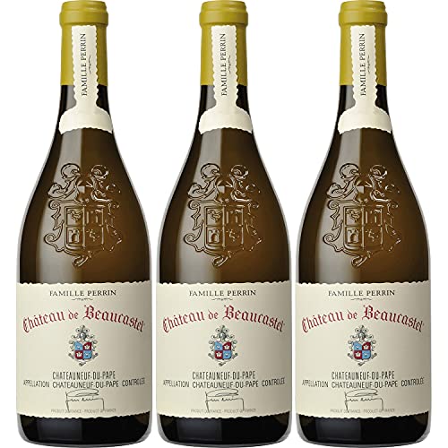 Château de Beaucastel Châteauneuf-du-Pape AOC Blanc Weißwein Wein trocken Frankreich (3 Flaschen) von Château de Beaucastel