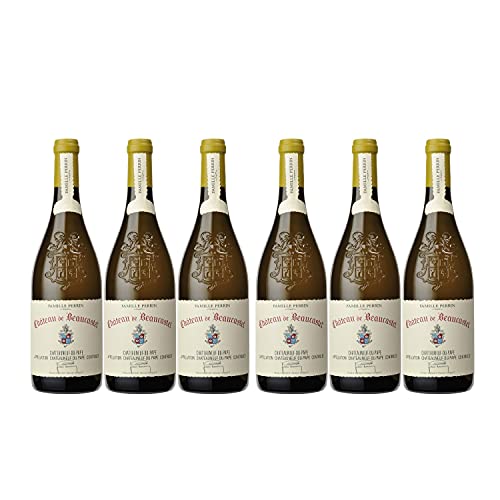 Château de Beaucastel Châteauneuf-du-Pape AOC Blanc Weißwein Wein trocken Frankreich (6 Flaschen) von Château de Beaucastel