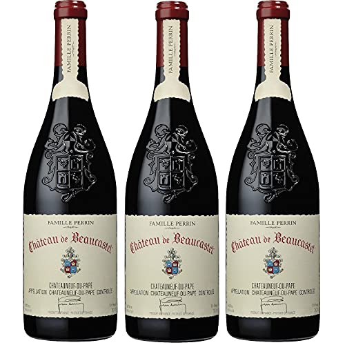 Château de Beaucastel Châteauneuf-du-Pape AOC Rouge Rotwein Wein trocken Frankreich (3 Flaschen) von Château de Beaucastel