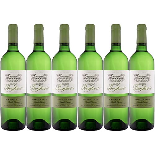 6er Weinpaket Château de Bonhoste 2021 Blanc Bordeaux Weißwein trocken (6x0,75l) von Château de Bonhoste