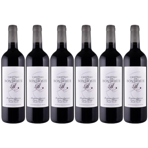 Château de Bonhoste Cuvée Prestige 2019 AOC Bordeaux Supérieur Rotwein trocken (6x0,75l) von Château de Bonhoste