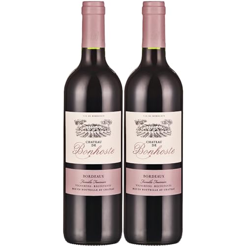 Château de Bonhoste Rouge 2019 AOC Bordeaux Rotwein trocken (2x0,75l) von Château de Bonhoste