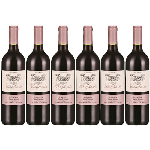 Château de Bonhoste Rouge 2019 AOC Bordeaux Rotwein trocken (6x0,75l) von Château de Bonhoste