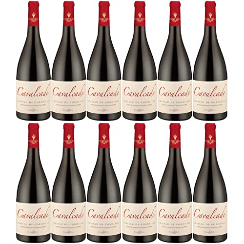 Château de Corneilla Cavalcade Rouge Côtes du Roussillon Les Aspres Rotwein trocken AOP (12 Flaschen) von Château de Corneilla