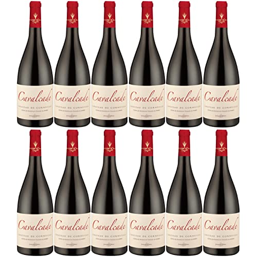 Château de Corneilla Cavalcade Rouge Côtes du Roussillon Les Aspres Rotwein trocken AOP (12 Flaschen) von Château de Corneilla