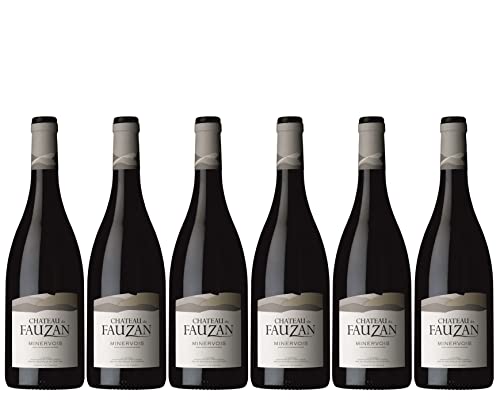 Chateau de Fauzan - Rotwein AOP Minervois Halbtrocken (6 x 0.75 l) von Chateau de Fauzan