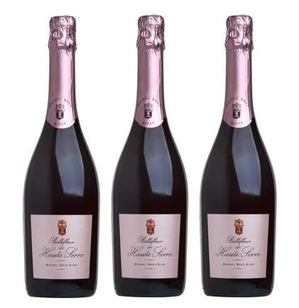 3x 0,75l - Château de Haute-Serre - Bellefleur de Haute-Serre - Rosé Brut - Frankreich - Rosé-Schaumwein brut 3x 0,75l - Château de Haute-Serre - Bellefleur de Haute-Serre - Rosé Brut - Frankreich - Rosé-Schaumwein brut von Château de Haute-Serre