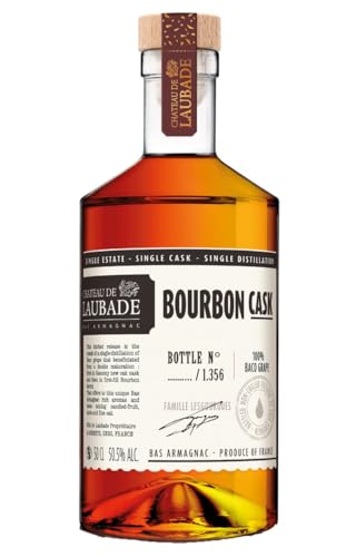 Chateau de Laubade Bourbon Cask Bas Armagnac | A.O.C. | First-Fill Bourbon-Barrel Finish | Single Cask von Chateau de Laubade